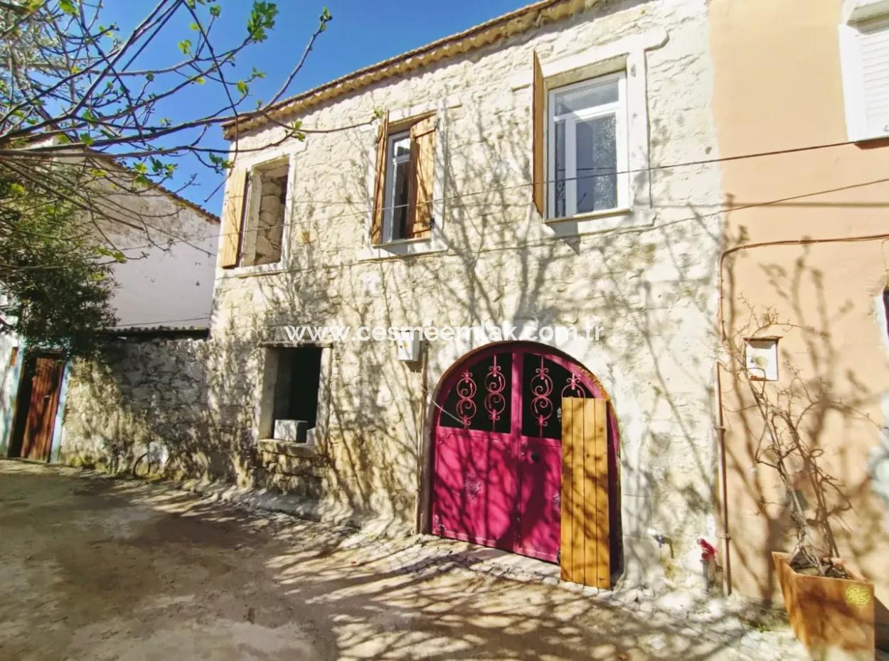 Greek House Suitable Zu Einem Hotel Für Verkauf In Alacati Hacimemis