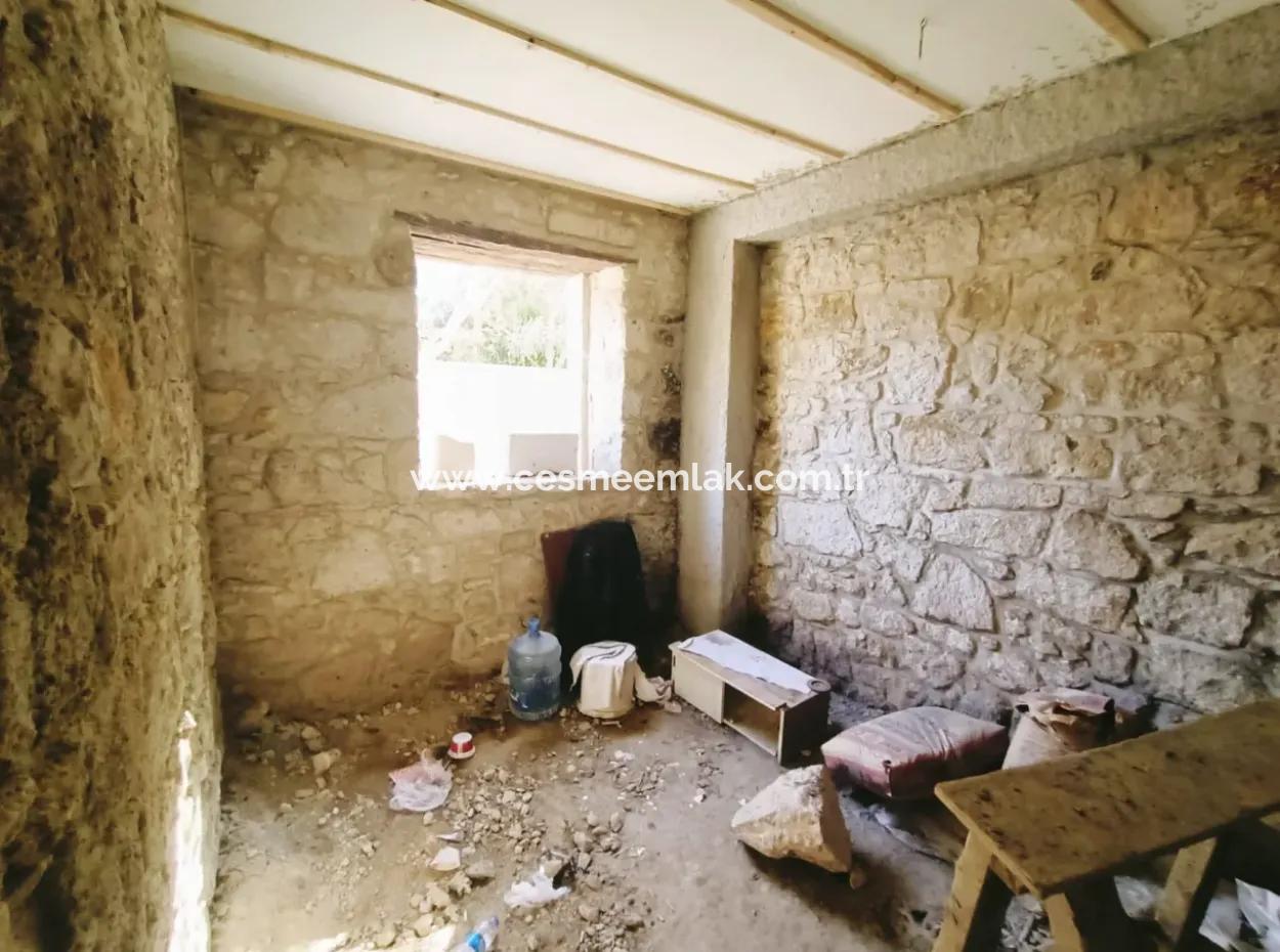 Greek House Suitable Zu Einem Hotel Für Verkauf In Alacati Hacimemis