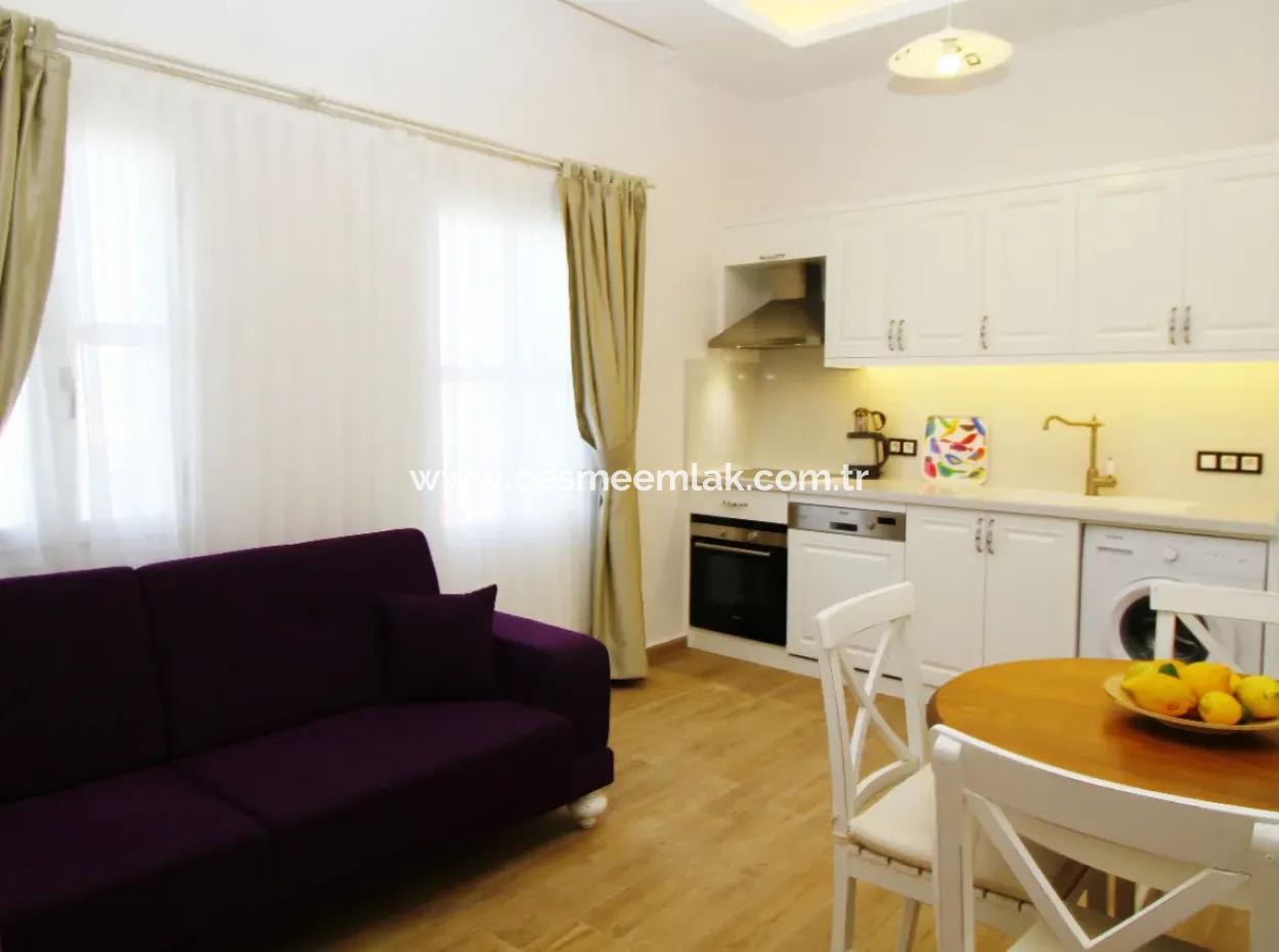 1 1 Ultralux Wohnung Zur Miete Im Winter In Çeşme Zentrum