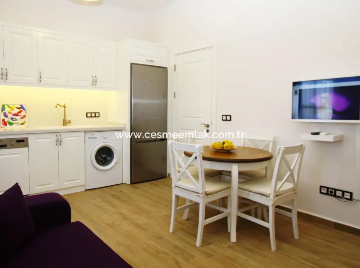 1 1 Ultralux Wohnung Zur Miete Im Winter In Çeşme Zentrum