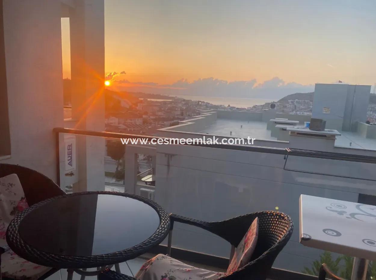 Voll Möblierte Wohnung Zur Jährlichen Miete Im Zentrum Von Çeşme 1 1 Residenz