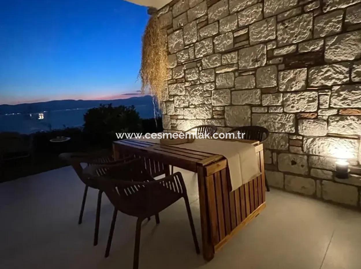 Volles Meer Manz Bei Çeşme Ayasaranda. Monatsmiete 1 1 Residence Wohnung
