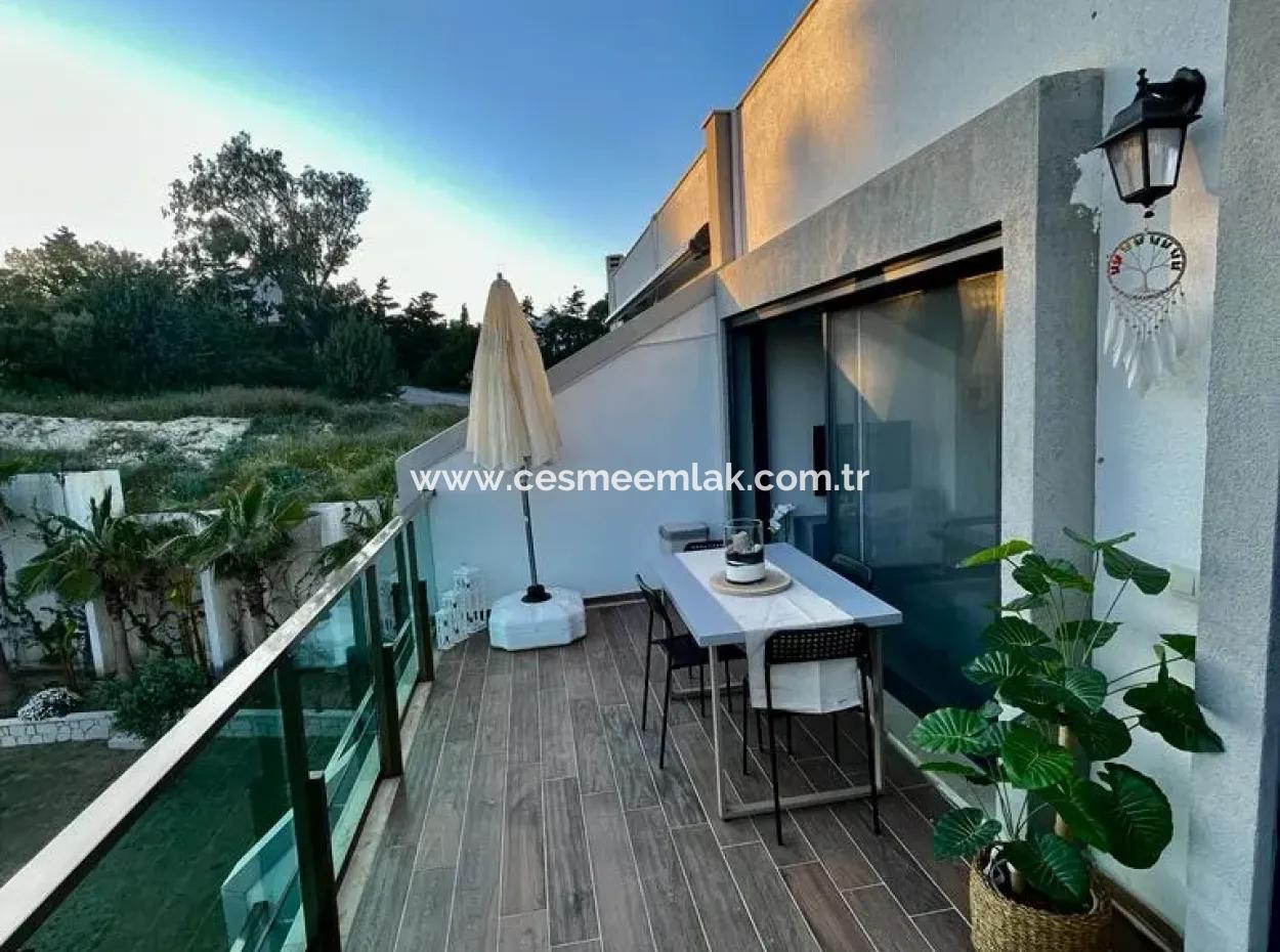 1 1 Residenz Wohnung Mit Pool Zur Monatsmiete In Çeşme Dalyan