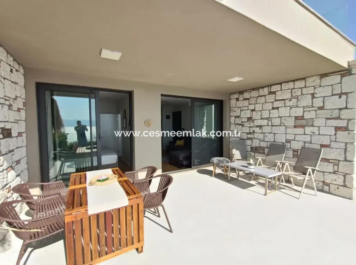 Volles Meer Manz Bei Çeşme Ayasaranda. Monatsmiete 1 1 Residence Wohnung