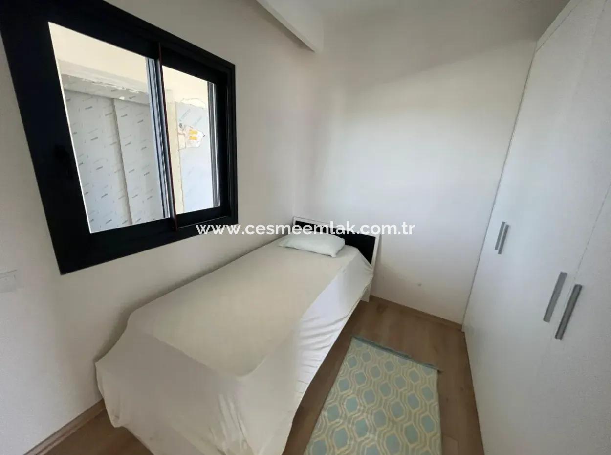Volles Meer Manz Bei Çeşme Ayasaranda. 2-In-1-Residenzwohnung Mit Terrasse