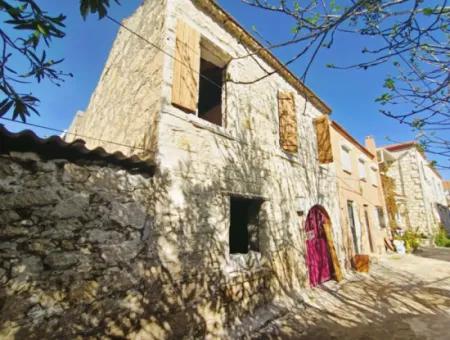 Greek House Suitable Zu Einem Hotel Für Verkauf In Alacati Hacimemis