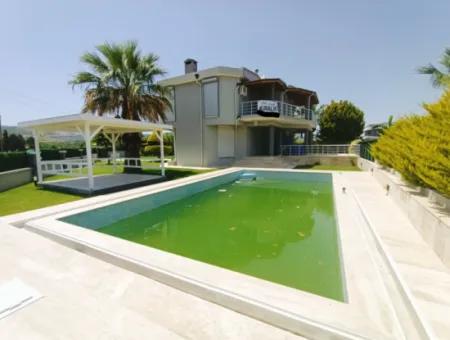 Jahresmiete Villa In Çeşme Mamurbaba 4 1 Freistehender Pool