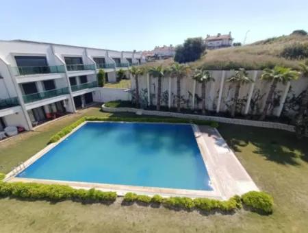 1 1 Residenz Wohnung Mit Pool Zur Monatsmiete In Çeşme Dalyan