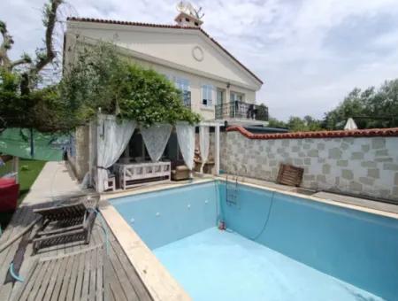 In Der Nähe Von Cesme Ayayorgiye Monatsmiete Freistehender Pool 3 1 Villa