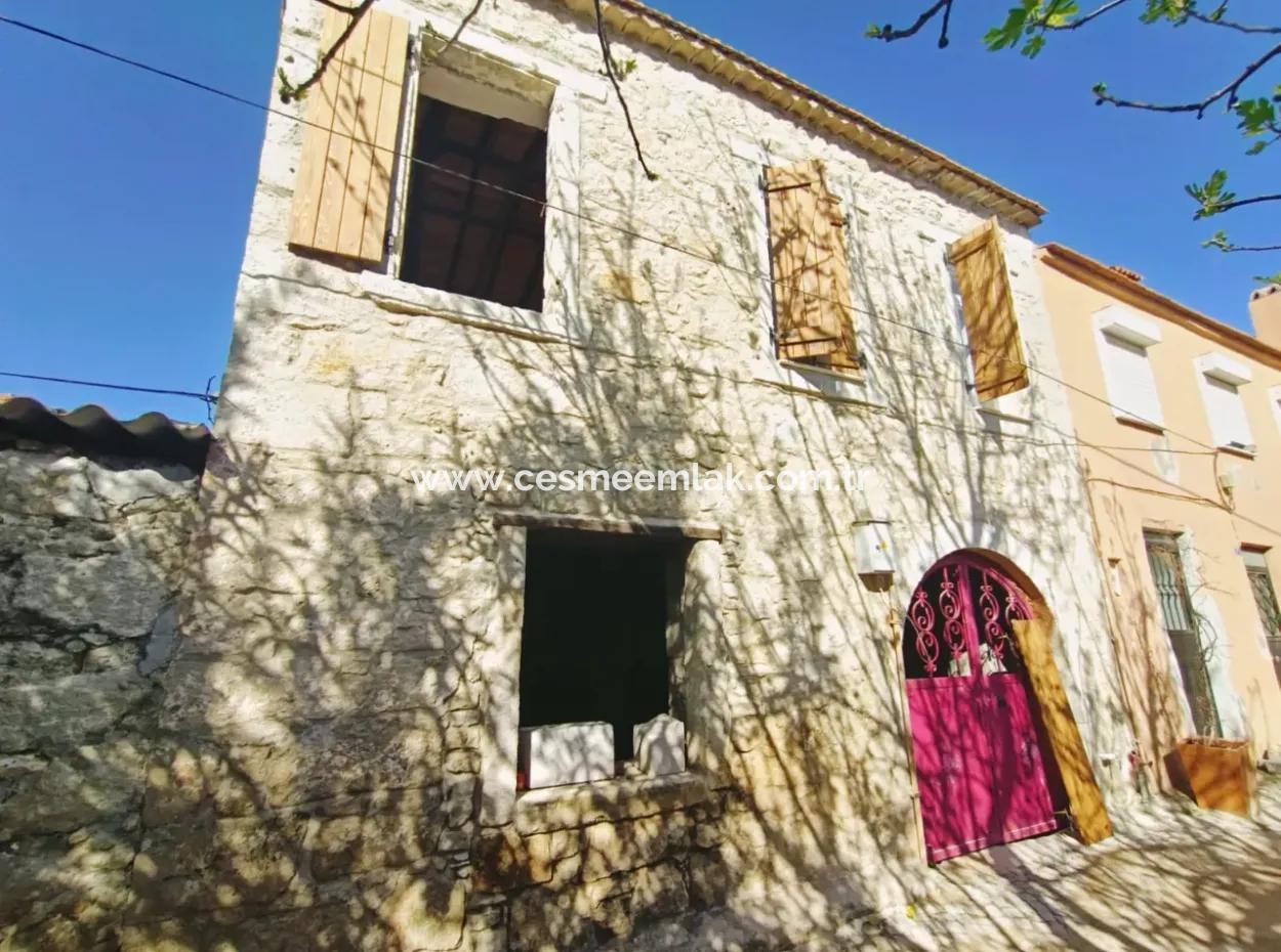 Greek House Suitable To Be A Hotel For Sale In Alacati Hacimemis