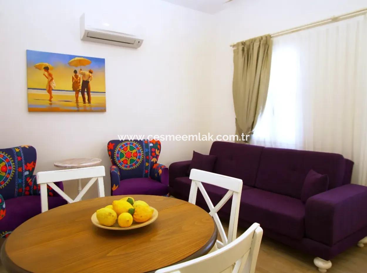 1 1 Ultralux Apartment For Rent In Winter In Çeşme Center