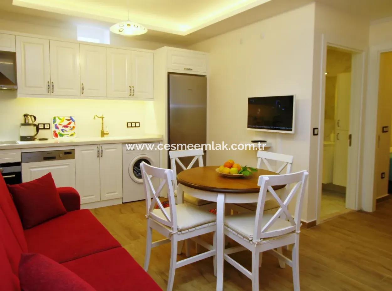 1 1 Ultralux Apartment For Rent In Winter In Çeşme Center
