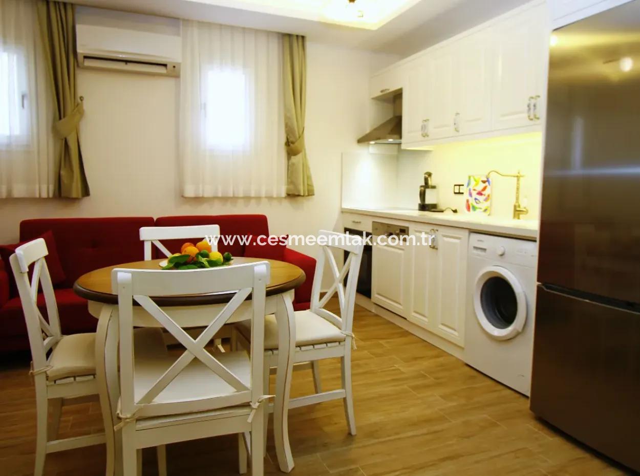 1 1 Lux Apartment For Daily Rent In The Center Of Cesme