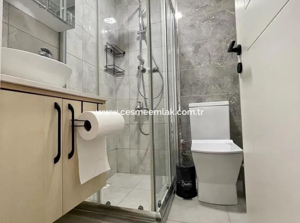 1 1 Residence Apartment With Pool For Monthly Rent In Çeşme Dalyan