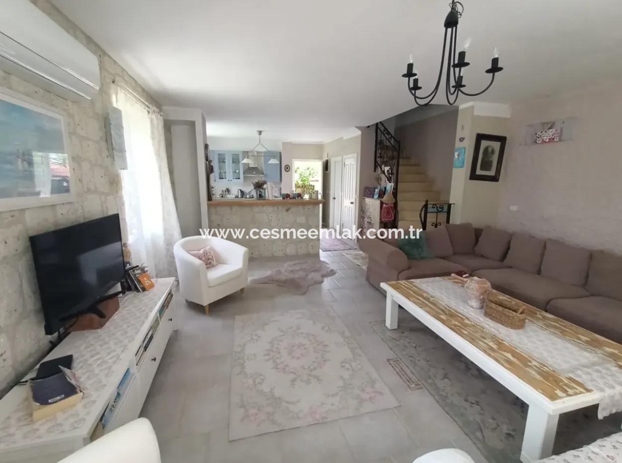 Close To Cesme Ayayorgiye Monthly Rental Detached Pool 3 1 Villa