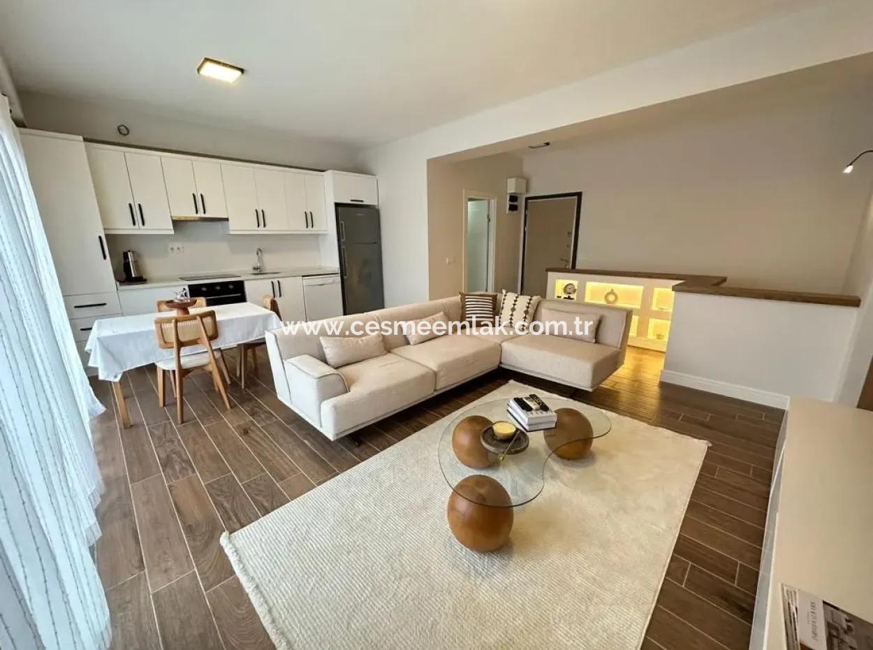 Çeşme Sakizlikoy Da Satlik 2 1 Duplex Residence Apartment