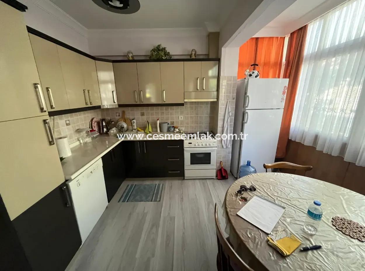 2 1 Garden Floor Apartment For Sale Near Cesme Marina