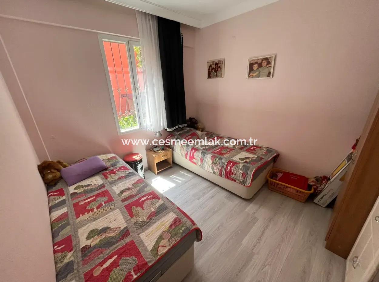 2 1 Garden Floor Apartment For Sale Near Cesme Marina