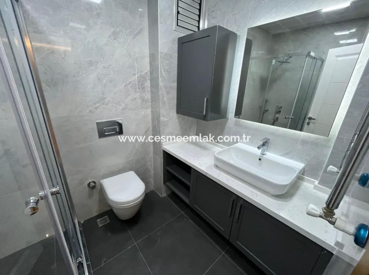 3 1 Apartment With Zero Barbecue For Sale In Cesme Ciftlikoy