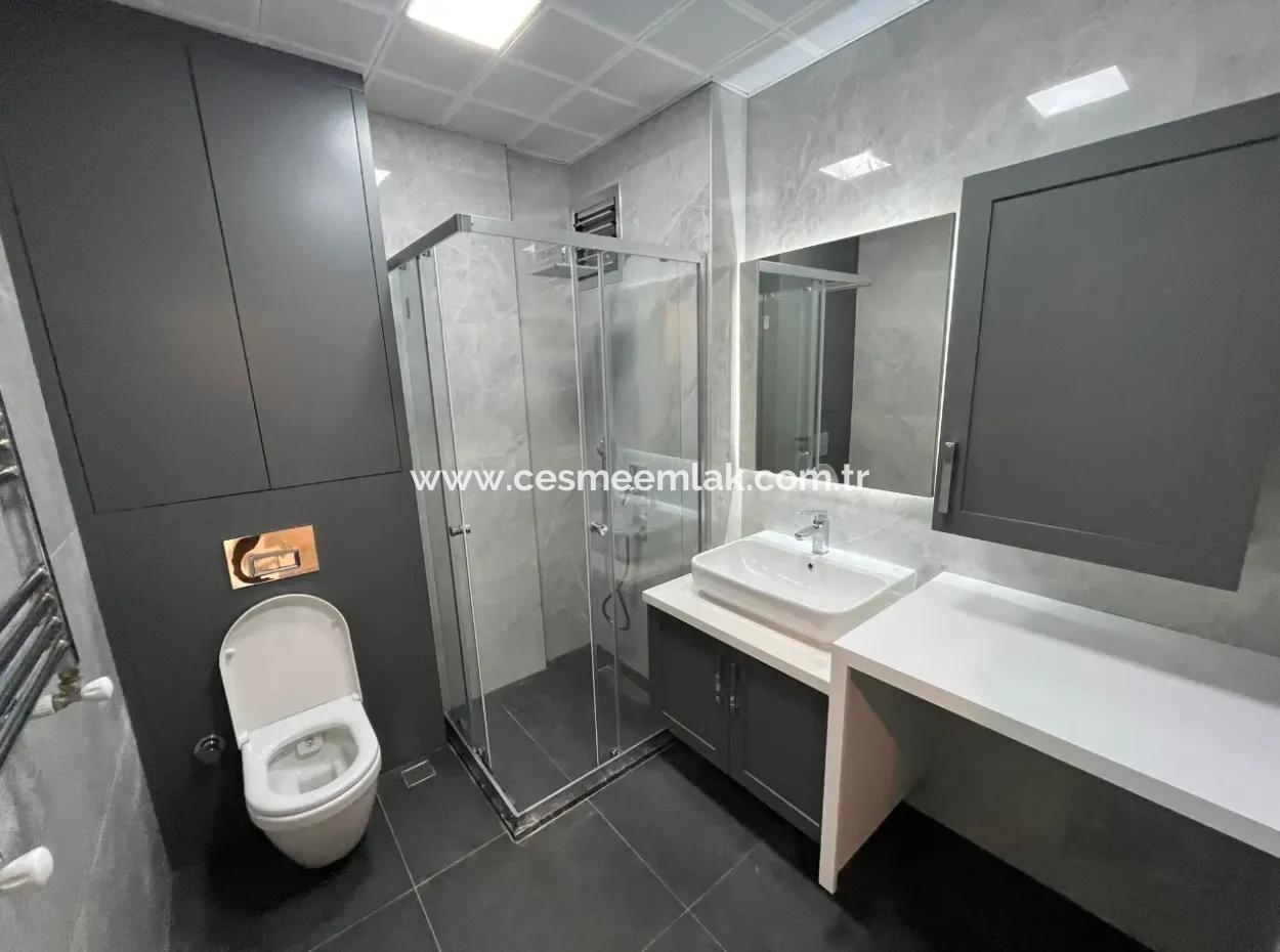 3 1 Apartment With Zero Barbecue For Sale In Cesme Ciftlikoy