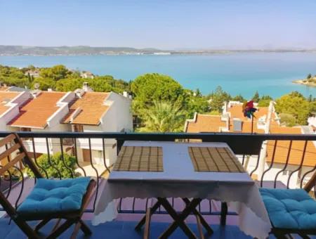 Apartment With Full Sea View In Çeşme Paşalimani