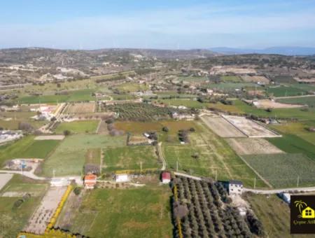 12 Acres Of Land For Sale In Çeşme Ovacik