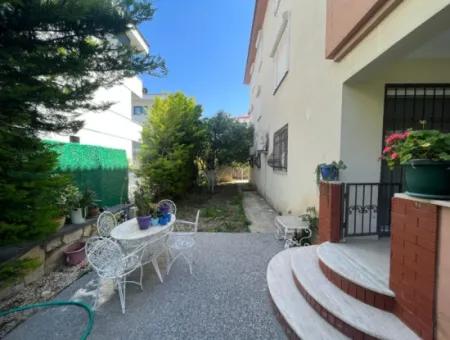 Large Garden Floor Close To Cesme Marina Seasonal Rent 2 1 Apartment