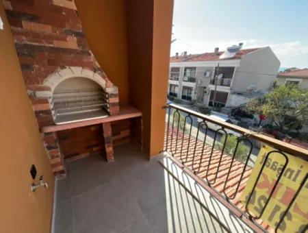 3 1 Apartment With Zero Barbecue For Sale In Cesme Ciftlikoy