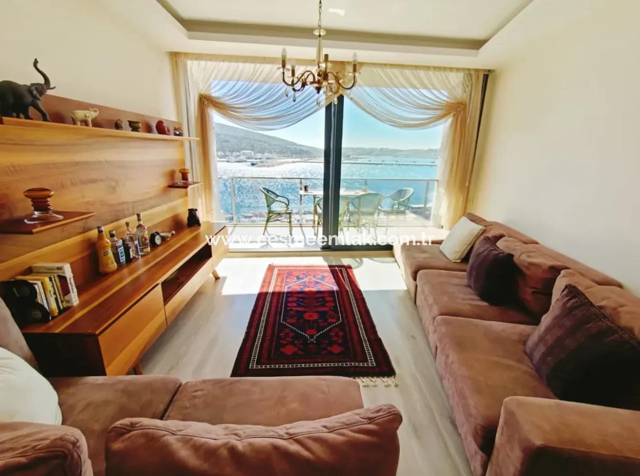 Çeşme Sezonluk Kiralık Full Deniz Manzaralı Daire