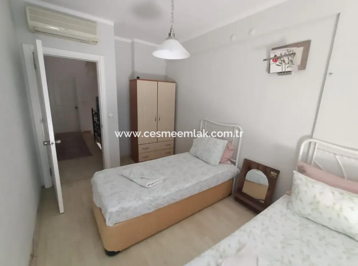 Çeşme Ayayorgiye Yakın Aylık Kiralık Müstakil Havuzlu 3+1 Villa
