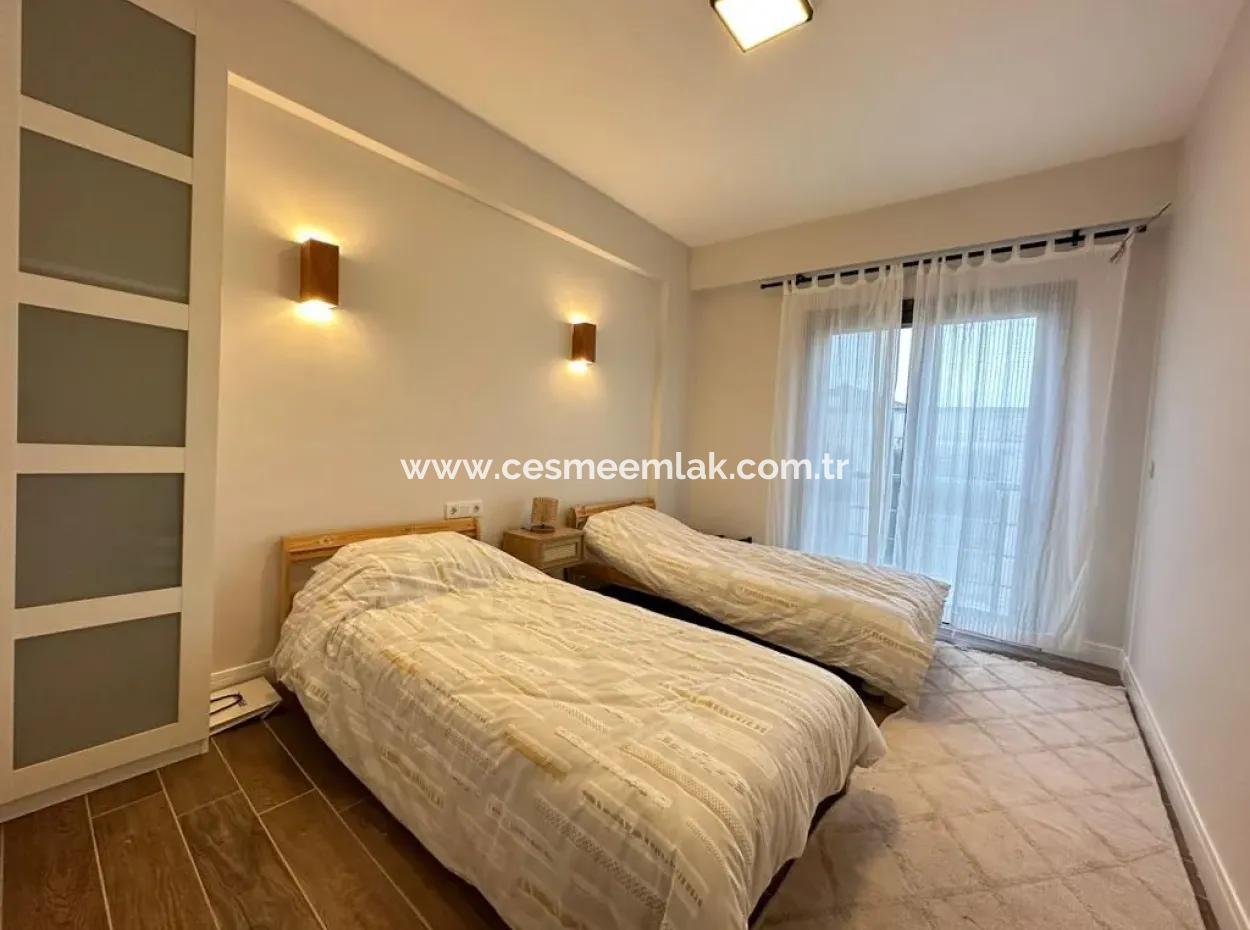 Çeşme Sakızlıkoy Da Satılık 2+1 Dublex Residence Daire